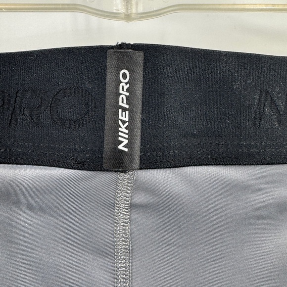 Nike Pro Men's Dri-FIT 3/4 Length Fitness Tights Grey Small Compression Training - Picture 7 of 9